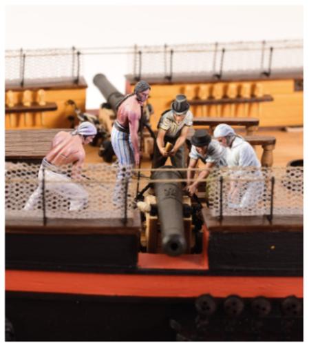 Wooden Ship - 10 figures: 1/14 HMS Surprise