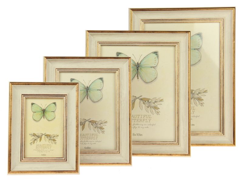 Photo Frame - Hailey MDF Ivory 10"(2 Units)