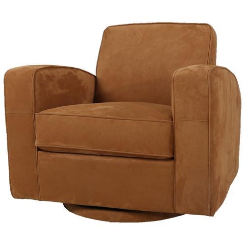 Fatboy Suede Leather Swivel Chair