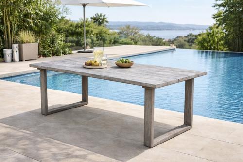 Nosta Outdoor Solid Teak Dining Table