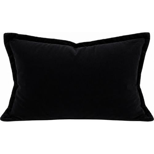 Velvet Black Cushion Cover - Snugg & Co 400x600