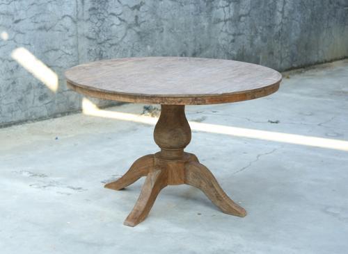 Savana Solid Teak Round Dining Table - 1300 Diameter