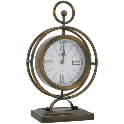 Antique-Style Decorative Table Clock