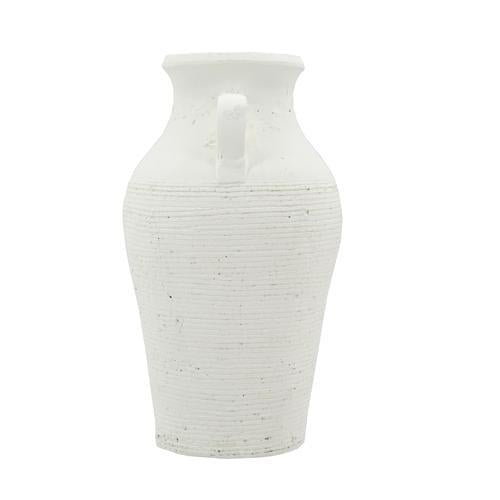 White Terracotta Decorative Urn 200x200x340