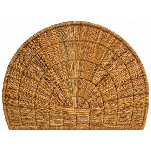 Natural Banana Leaf Queen Headboard - WN6002