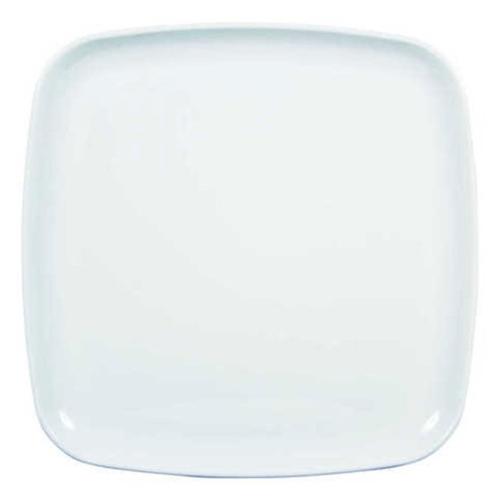 Square Platter Plastic White - 35cm x 35cm