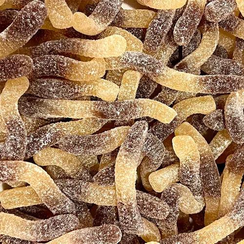 Kiwi Delights Sour Cola Worm Gummy - 2kg Bag