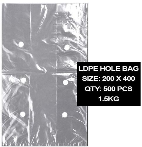 Bags with Holes 200x400mm (1.5kg) - (Pack of 500)