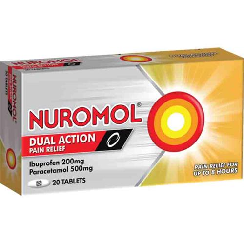 Nuromol Pain Relief Tabs 20s - (Pack of 6)
