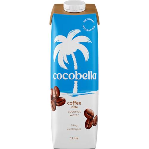 Cocobella coffee Latte Coconut Water 1ltr - (Pack of 12)