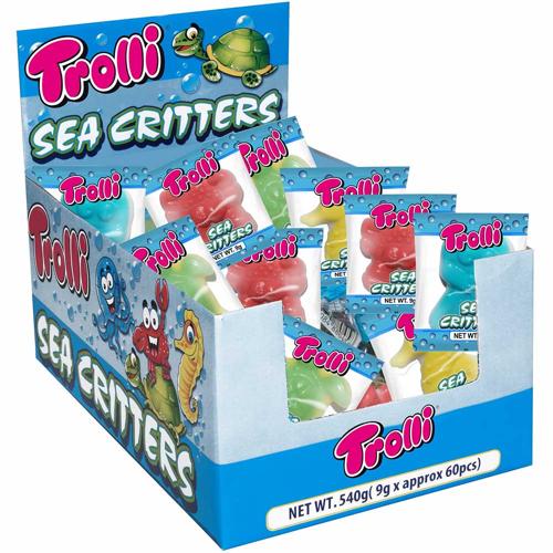 Trolli Gummi Sea Critters 9g - (Pack pf 60)