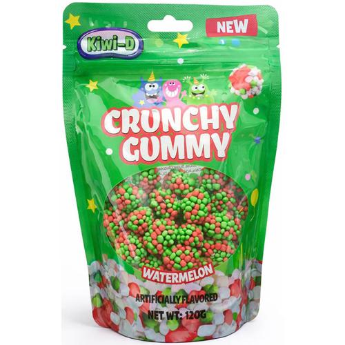 Crunchy Gummy Cluster Watermelon 120gm - (Pack of 24)