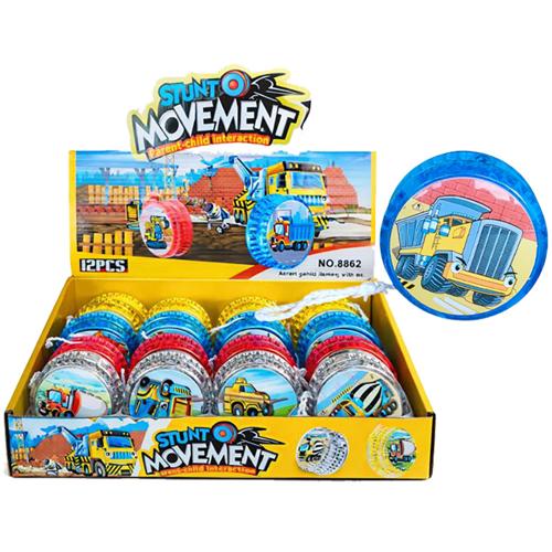 Stunt Movement Light up Yoyo - (Pack of 12)