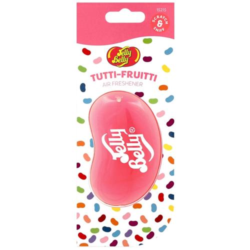 Jelly Belly Car Air Fresheners Tutti Fruitti - (Pack of 6)