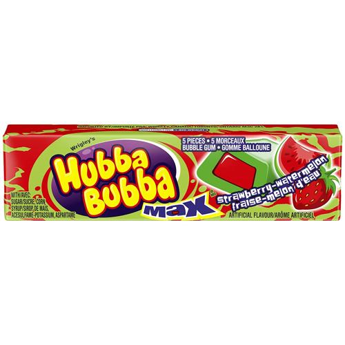 Hubba Bubba Max Strawberry Watermelon 5’s - (Pack of 18)