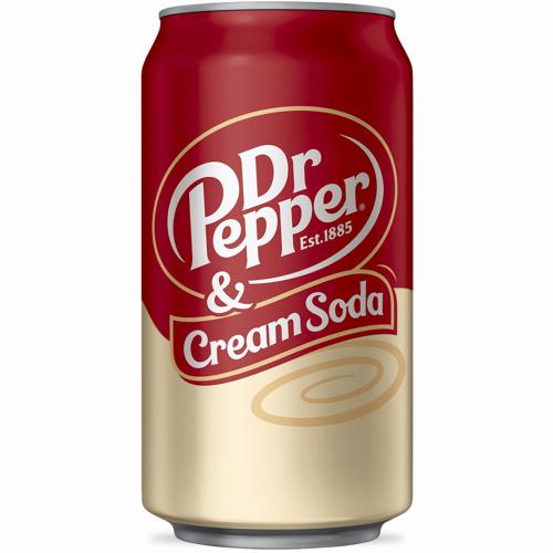 Dr Pepper Creaming Soda 355ml - (Pack of 24)