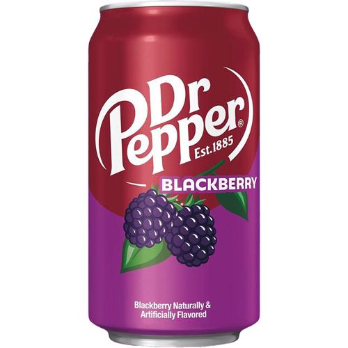 Dr Pepper Black Berry 355ml - (Pack of 24 cans)