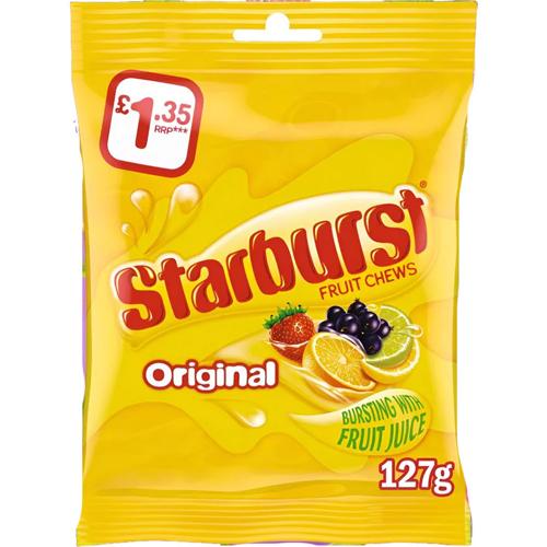Starburst Original Bag 127g 12pk - (Pack of 12)