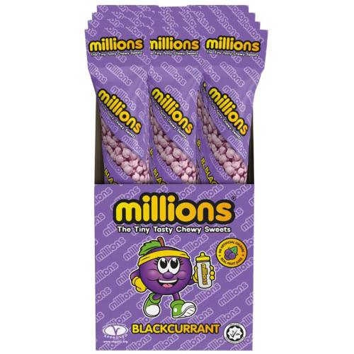 Million Tube Blackcurrant Buzz 55gm - (Pack of 12)
