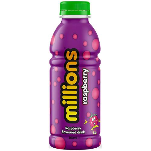 Million Raspberry Drink 500ml - (Pack of 12)