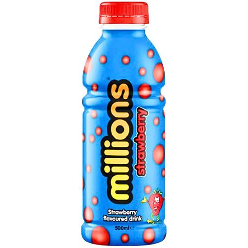 Million Strawberry Drink 500ml - (Pack of 12)