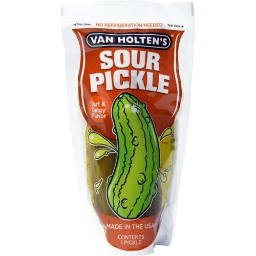 Van Holtens Sour Pickel 5 Oz - (Pack of 12)