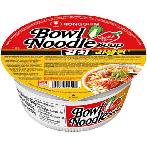 Nongshim Bowl Noodle Kimchi 86g - (Pack of 12)