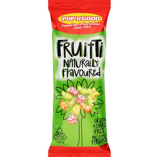 Pop N Good Fruitti Popcorn 150gm - (Pack of 16)