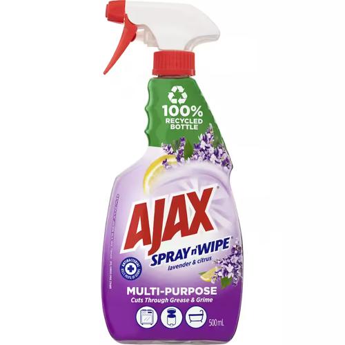 Ajax Spray n Wipe Lavender Citrus 500ml - (Pack of 8)