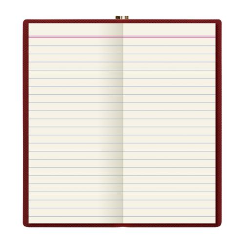 Letts Notebook Legacy Slim 85 x 152mm Garnet