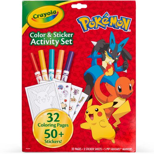 Crayola Color & Sticker Activity Set Pokemon
