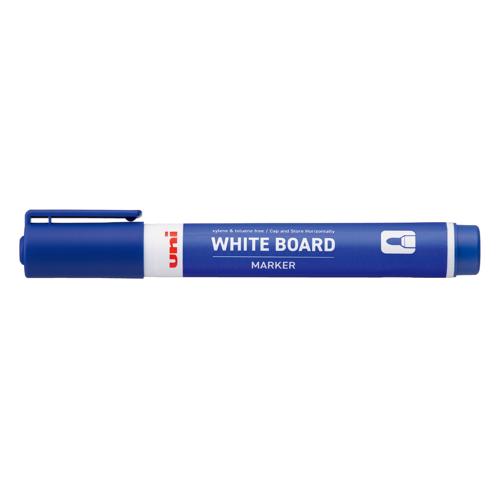 Uni Whiteboard Marker Bullet Blue