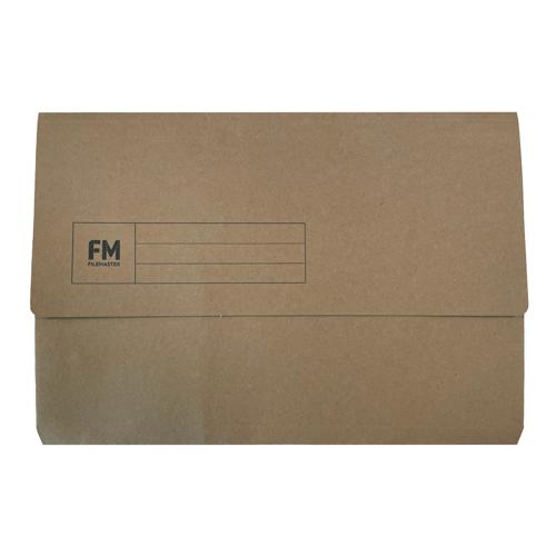 FM Document Wallet Kraft Foolscap