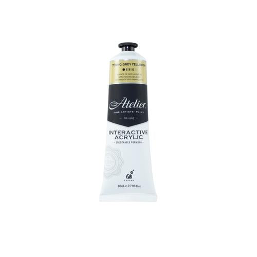 Atelier Acrylic Interactive Paints 80ml Toning Grey Yellowish