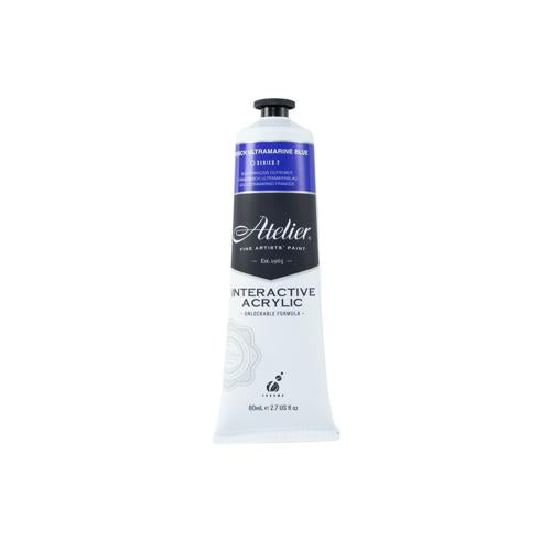 Atelier Acrylic Interactive Paints 80ml French Ultramarine Blue