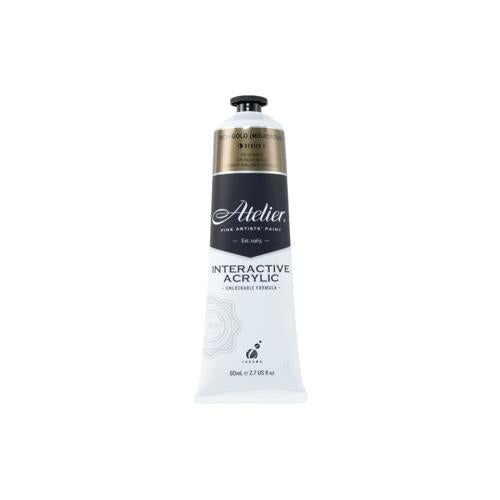 Atelier Acrylic Interactive Paints 80ml Rich Gold