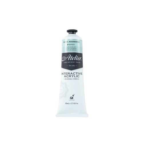 Atelier Acrylic Interactive Paints 80ml Pastel Aquamarine