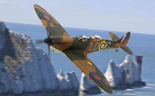 Diecast Aircraft - Corgi - 1/72 Spitfire T.9 (SM520)