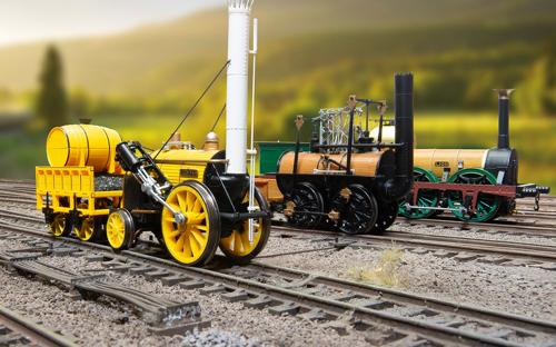 Hornby Trains - 200th Ann Loco Rocket Lion Pk