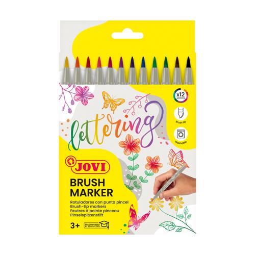 Jovi Lettering Brush Marker 12 Pack