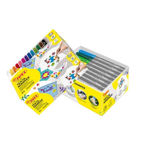 Jovi Textile Pen Class Pack 48 Pieces