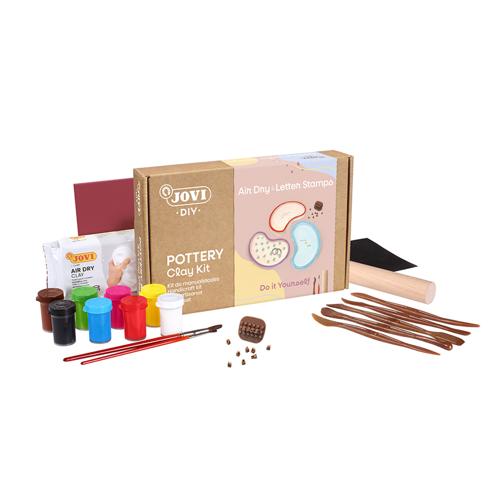 Jovi Craft Kit Air Dry Letter Stamps
