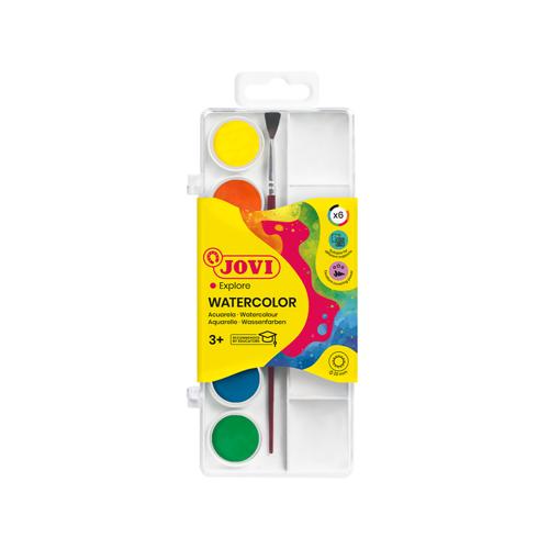Jovi Watercolour Paint Set 22mm 6 Pack