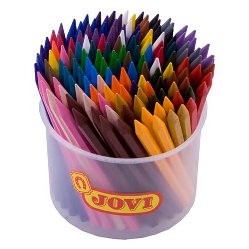 Jovi Hexagonal Crayon Jar 144 Pieces