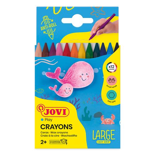 Jovi Hexagonal Crayon 12 Pack