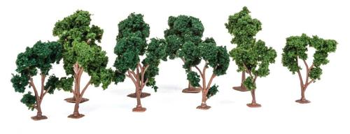 Hobby Model Scenery - Green Deciduous 2- 3" (10)