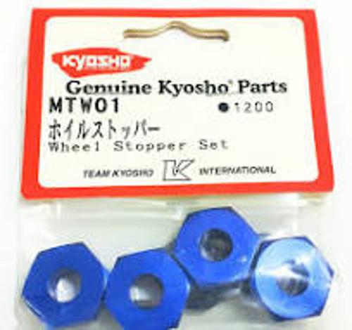 Kyosho Part - 1/8 Wheel Stopper set Blue