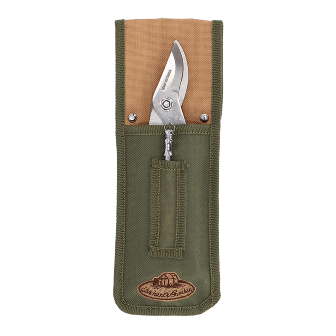 Garden Pruner w/Pouch & Sharpener
