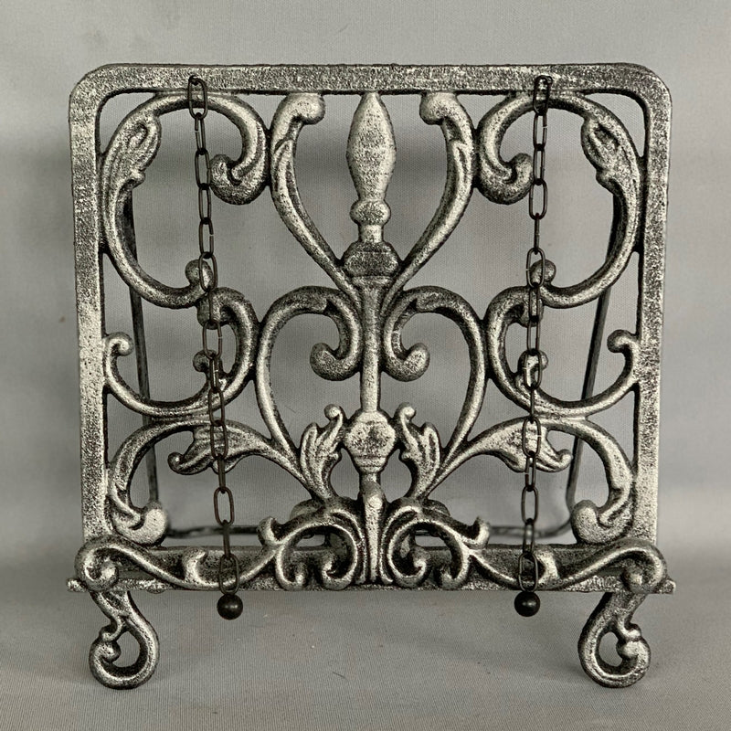 Recipe Book Holder - Silver (30cmsq)