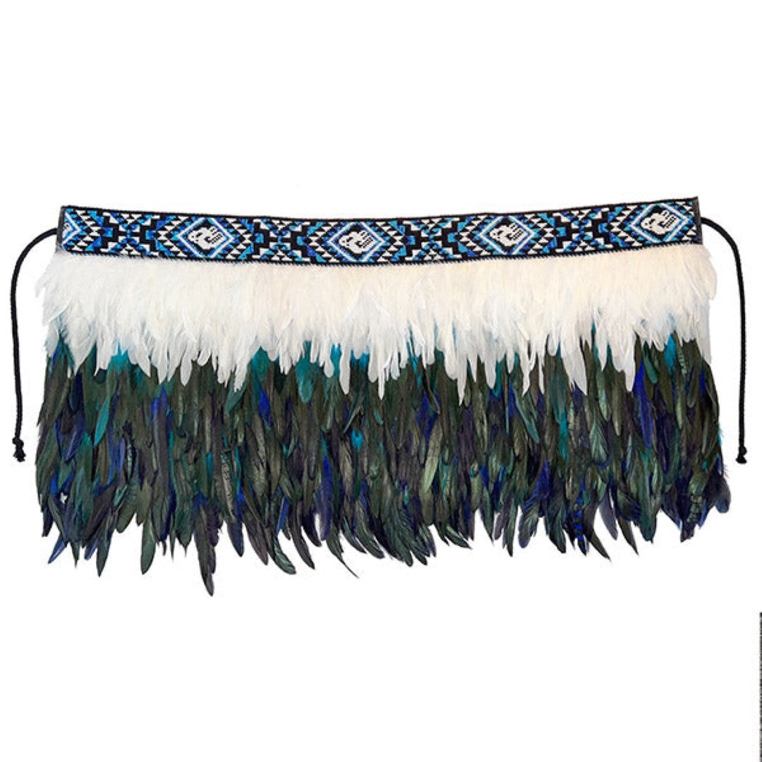 Cape - Half Korowai Paua (123 x 40.3cm)